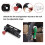 2X Universal Quick Release Roll Bar Fire Extinguisher Mount Bracket For 5