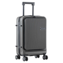 Dellonda 20" Cabin Size Luggage with Laptop Compartments, Dual TSA Lock, USB & 4 360 Wheels - DL157