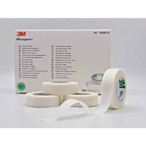 3M Micropore WHITE 1.25cm Box 24 - REF: 1530-0