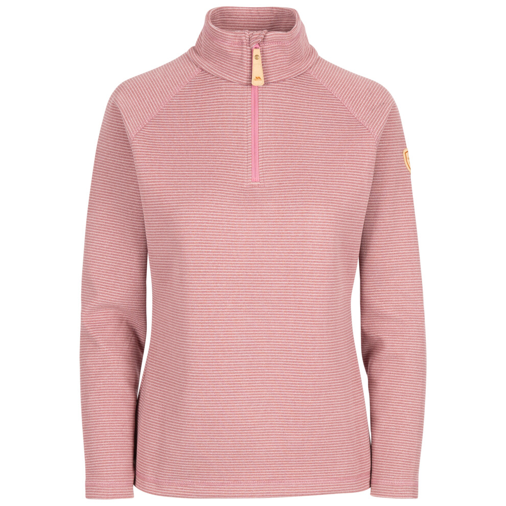 (18, Rose Blush Marl) Trespass Womens 1/2 Zip Long Sleeve Pullover Olga