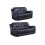 Henry Grey Leather Electric Recliner 3+2 Seater Sofa Set 2