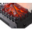 FLAMME 16" Basket Fire Glowing Logs and Flame Effect With Heater 3