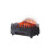 FLAMME 16" Basket Fire Glowing Logs and Flame Effect With Heater 2