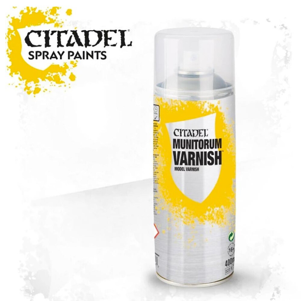 Games Workshop Citadel Spray Paint: Munitorum Varnish Warhammer 62-03