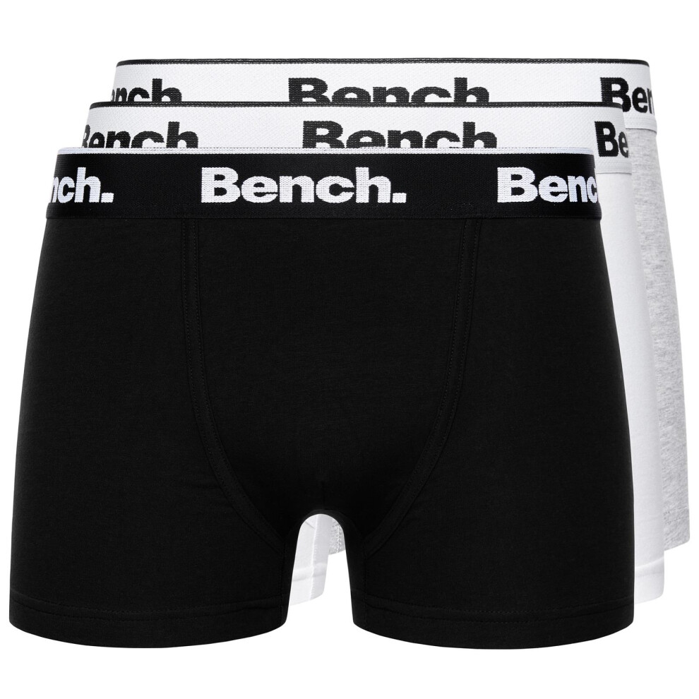 (3 Pack Assorted - Loyal, 2XL) Bench Mens Boxers Shorts Under Pant Gift Set 3Pack