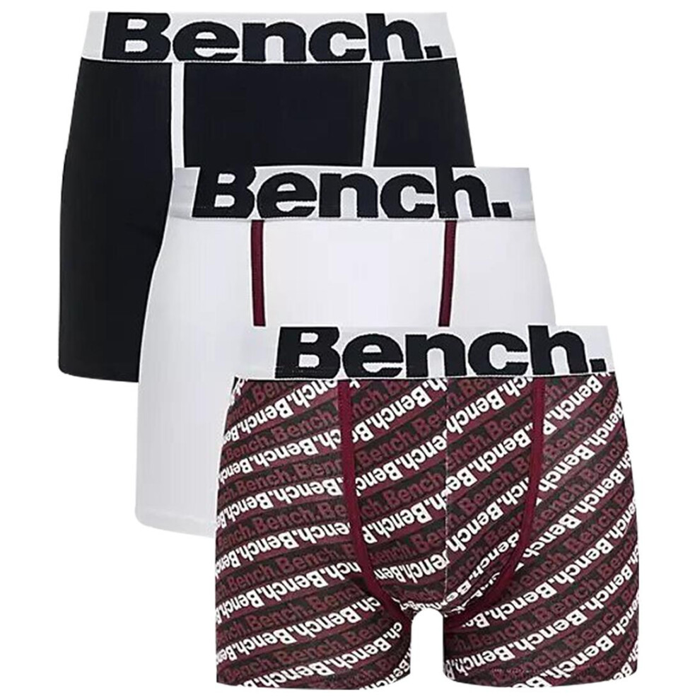 (3 Pack Assorted - Mendes, S) Bench Mens Boxers Shorts Under Pant Gift Set 3Pack