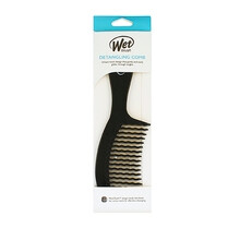 Wet Brush Detangling Kam, Zwart - Brede Tanden Haarontwarmer met WaveTooth Ontwerp