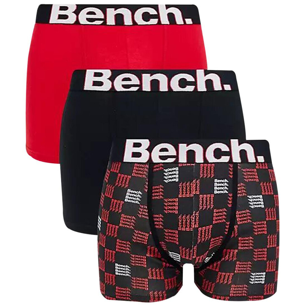 (3 Pack Assorted - Jenkins, 2XL) Bench Mens Boxers Shorts Under Pant Gift Set 3Pack