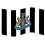 Newcastle United Stripe Flag Black White 5 x 3 1