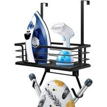 Ironing Board Hanger Wall Mount Laundry Room Iron and Ironing Board