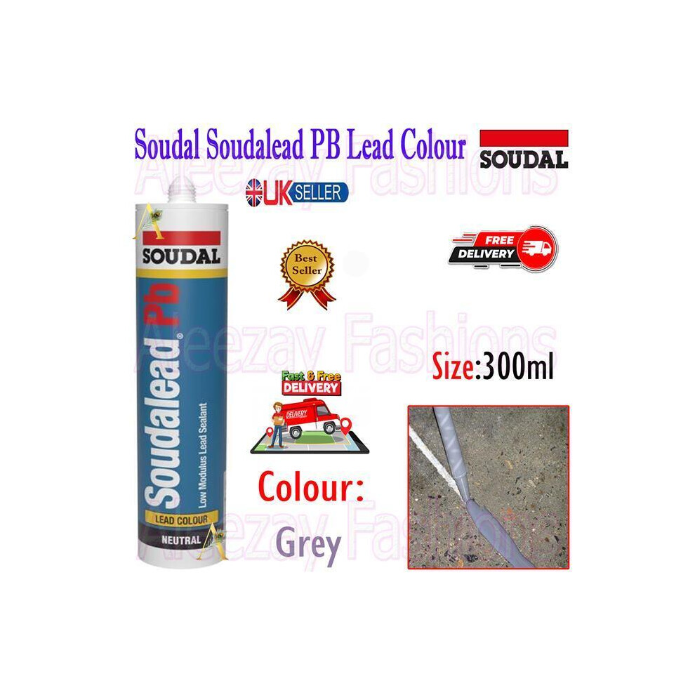 Soudal Grey Ead Pb - Lead Sealant 300Ml 113146 - Image 3