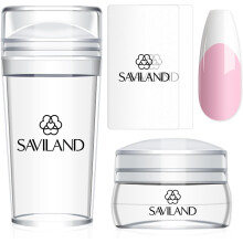 Saviland French Tip Nail Stamp - 4PCS