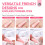 Saviland French Tip Nail Stamp - 4PCS 4