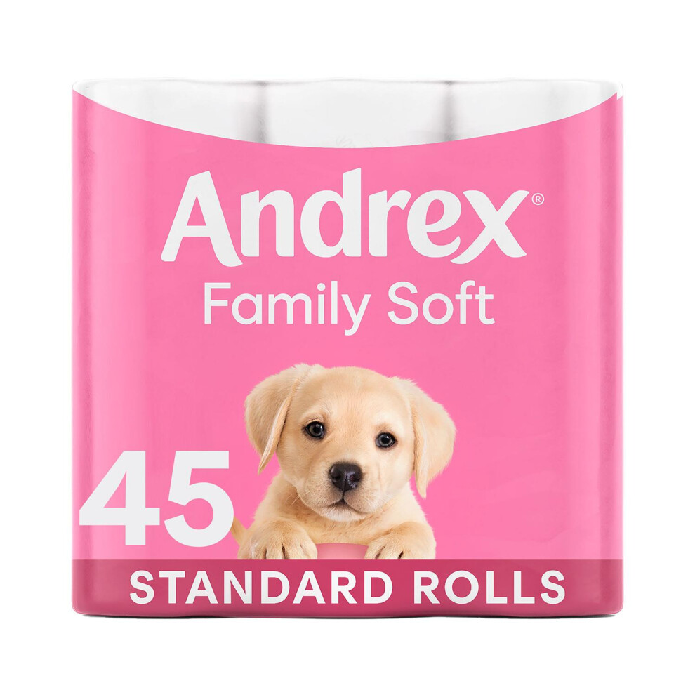 Andrex 45Pk Gentle Clean Toilet Tissue