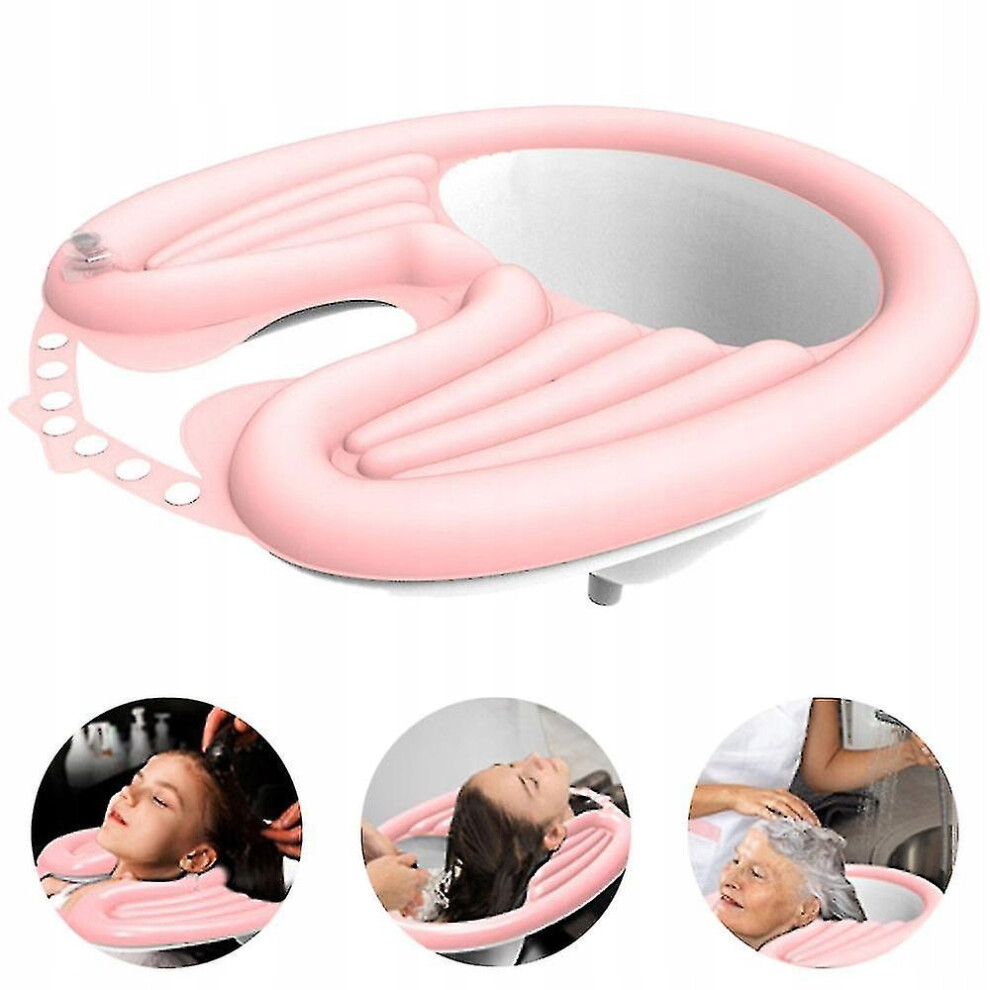 Gogerstar Inflatable Shampoo Bowl Hair Washing Tray Sink Hair Shampoo Basin