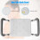 Shower Chair, 6 Positions Adjustable Bathtub Shower Stool for Elderly 6