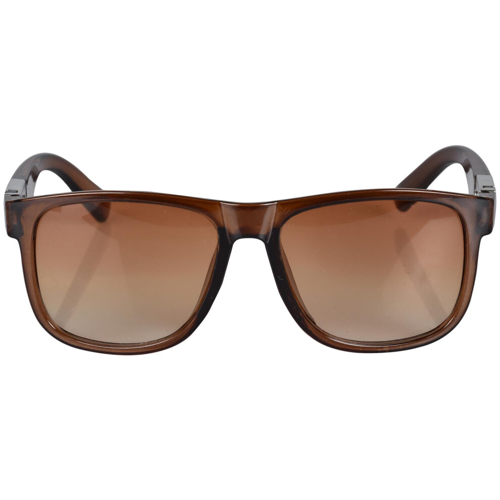 (Brown) Sunglasses Men Women Retro Square Sport Glasses