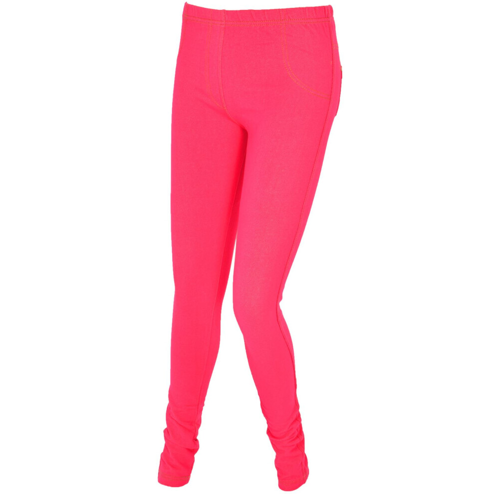 True Face (Dark S - M) Ladies Skinny Jegging Coloured Denim Stretchy Pant Pink