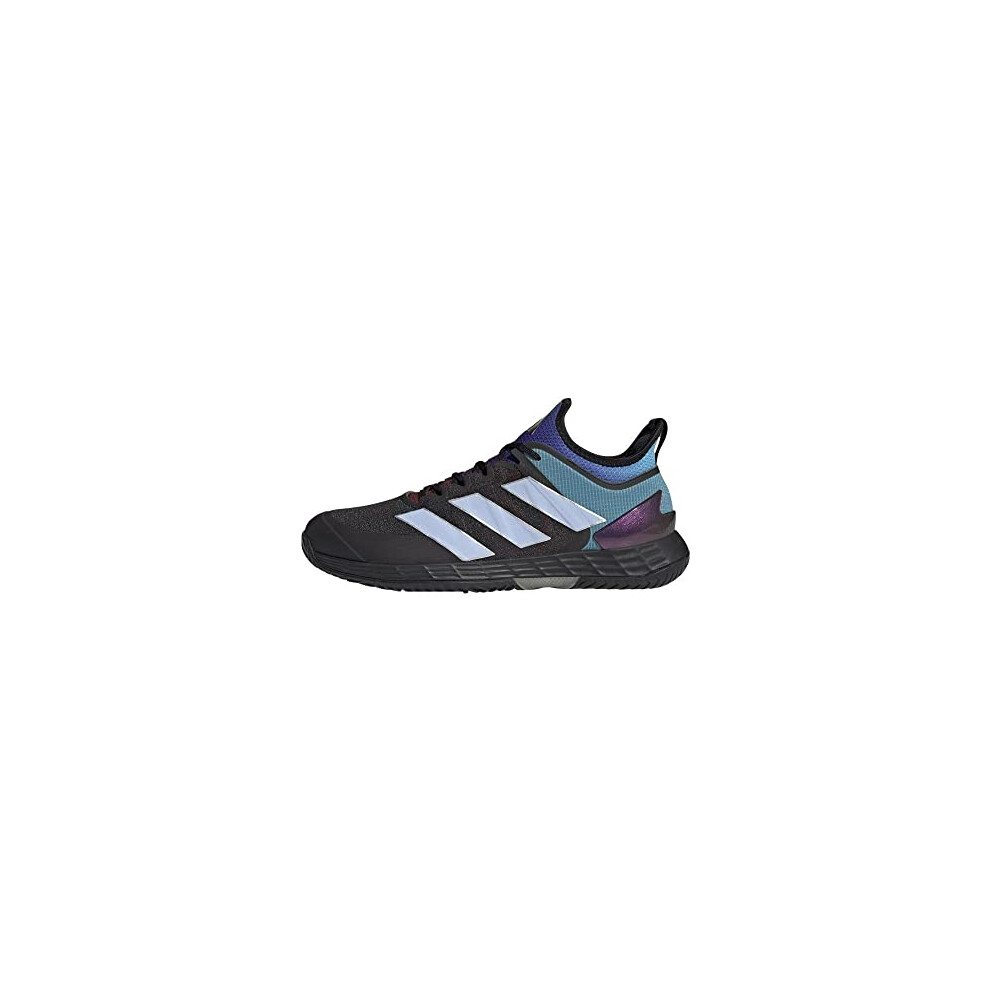 Adidas Men's adizero Ubersonic 4 M HEAT RDY Sneaker, grey six/blue dawn/core black, 11 UK