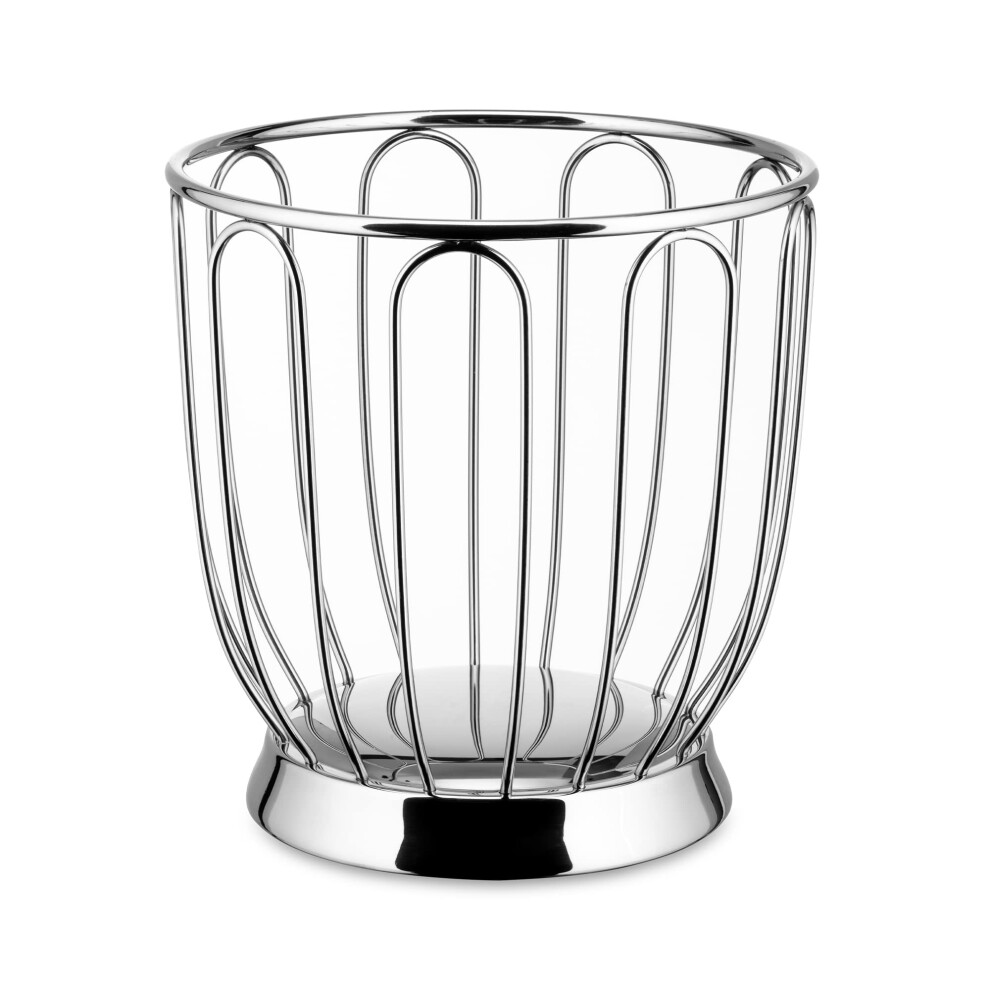 Alessi 370/22 - Design Wire-Worked Citrus Fruit Holder, 18/10 Stainless Steel, 22 Cm