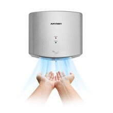 anydry 2630S Compact Hand Dryer Automatic High Speed Electric Hand Dryer,Commercial or Household,Hand Dryer for Toilets.(White)