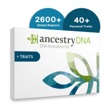 AncestryDNA + Traits: Genetic Ethnicity & 35+ Traits – DNA Ancestry Test Kit (Part 6008)