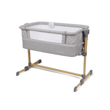 BABYLO Sleep N Dream Co-Sleeper with Vibration and Sound (0+), Wood Look