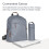 UPPAbaby Changing Backpack - Greyson (chacoal Melange/Saddle Leather) 5