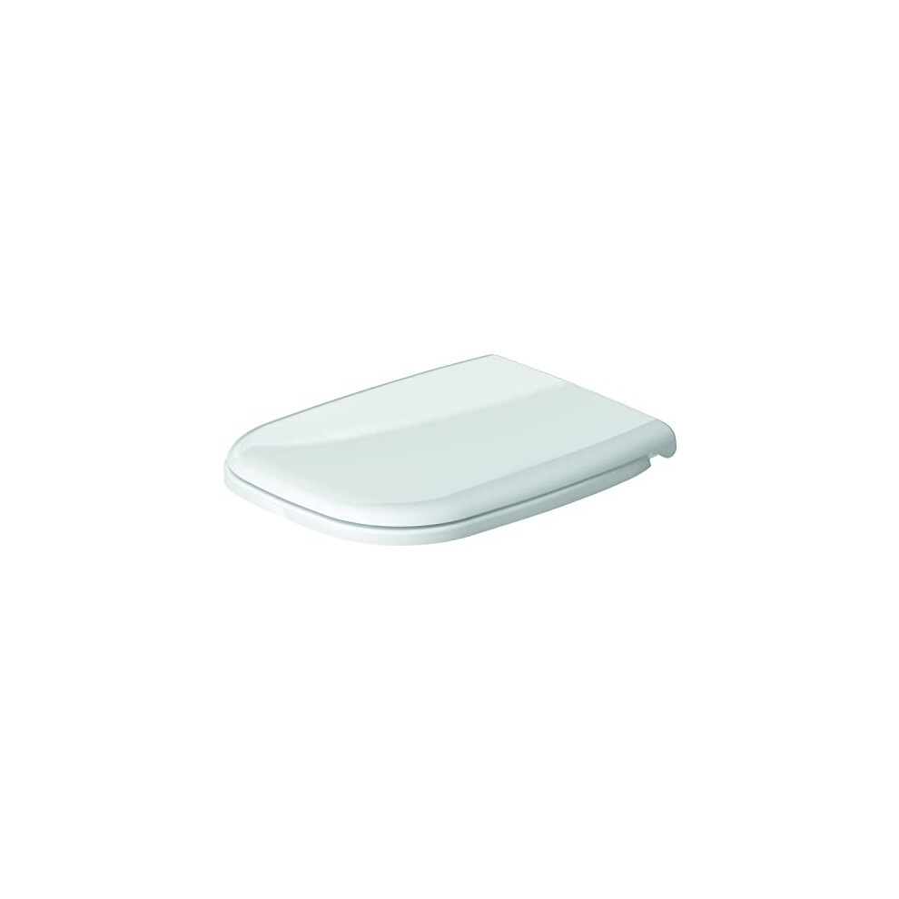 Duravit Toilet Seat D-Code, Soft Close Toilet Seat, Urea Thermoset Toilet Lid, White 735090486136