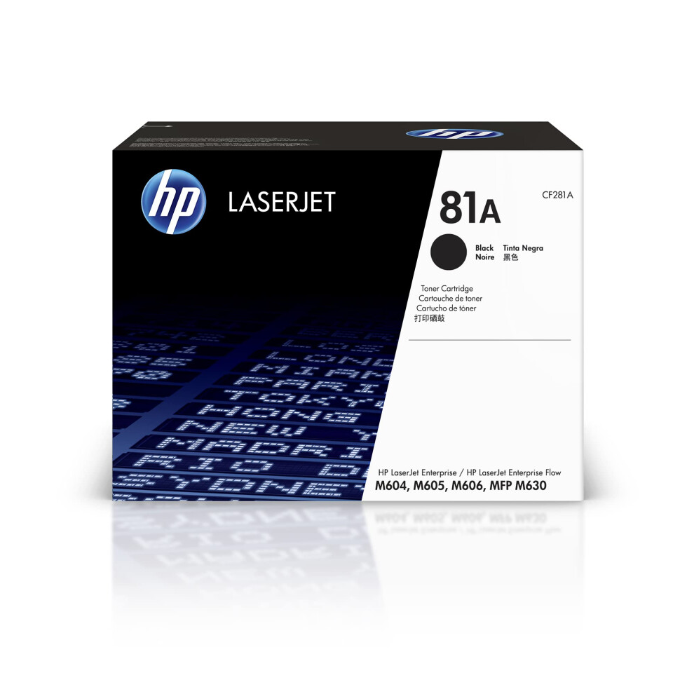 HP 81A Black Laserjet Cartridge CF281A