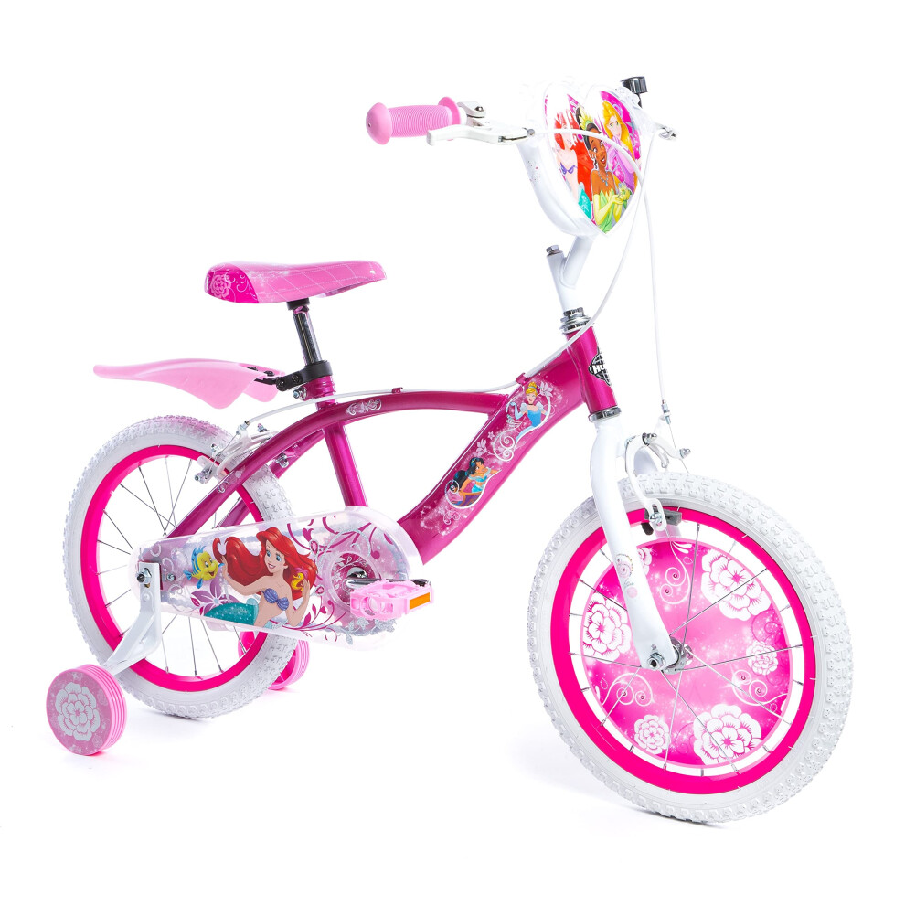 Huffy Disney Princess 16 Inch Girls Bike - 5-7yrs + Stabilisers