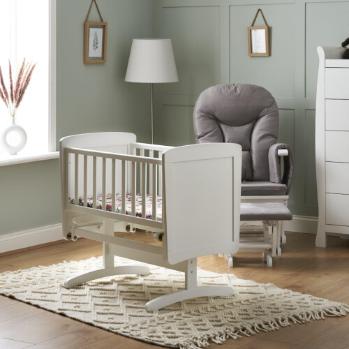 Obaby Obaby Gliding Crib - White (22OB0202) 2