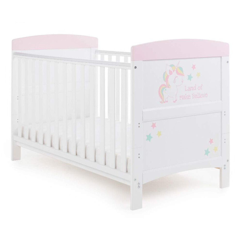 Grace Inspire Cot Bed - Unicorn Obaby