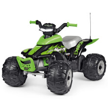 Peg Perego Children's 12V Corral T-Rex 330W Quad, Green