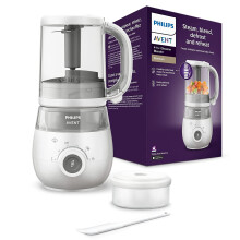 Robot cuocitore-frullatore 4 in 1 - PHILIPS AVENT - SCF883/01 - Capacità 1000ml - Potenza di frullatura 400W - Grigio