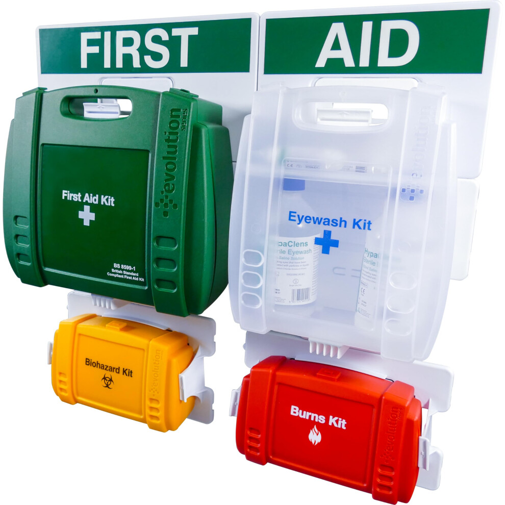 Safety First Aid Group First Aid Refill, Comprehensive Safety First Aid Group Evolution Complete First Aid Point Bs 8599 Compliant, Large