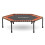 Fitness trampoline 128 cm orange 6