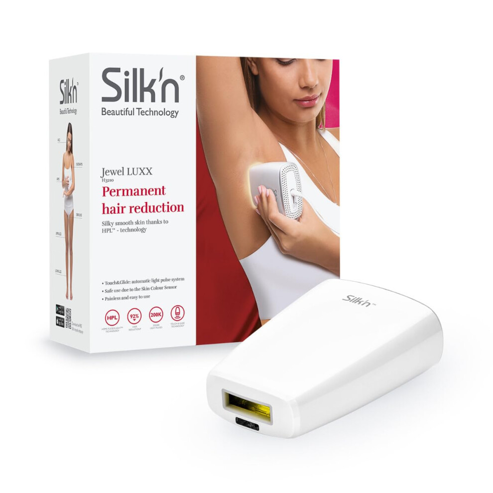Silk Soap Light Silk'n Jewel Luxx - Permanent Hair Removal - For Every Skin Type - With 200.000 Impulses - Hpl Technology