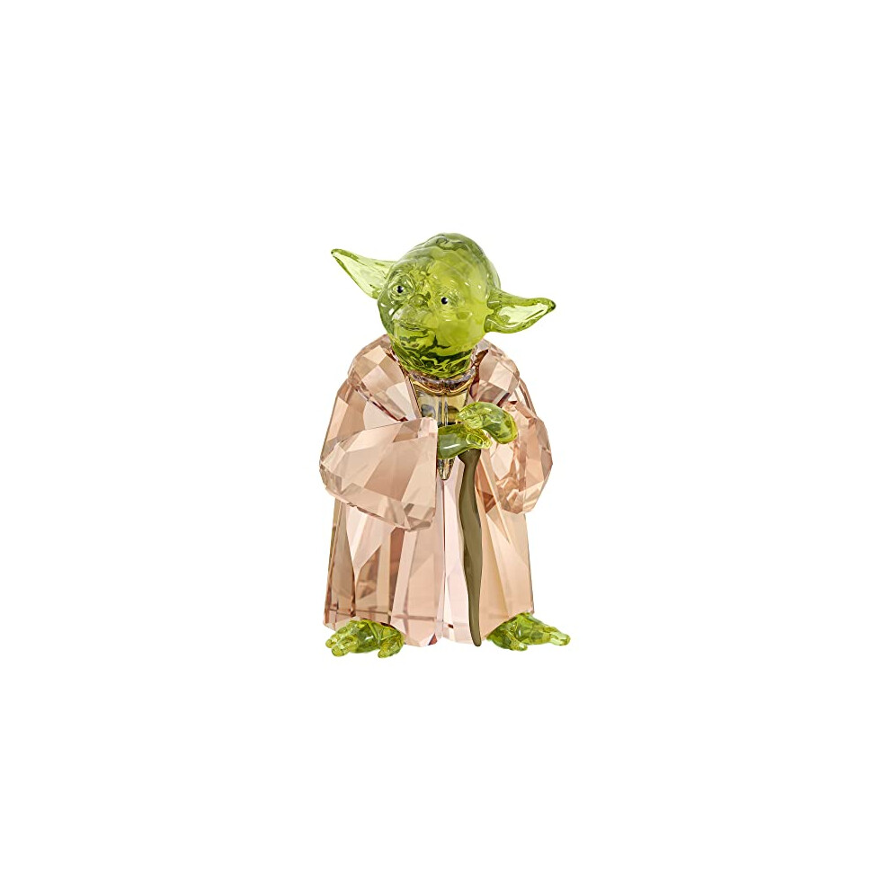 Swarovski Star Wars Master Yoda, Green and Gold tone Crystals, from the Star Wars Collection