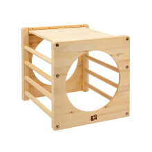 TP 684U Active-Tots, Pikler Style Wooden Climbing Cube, Indoor Playground, Montessori Play for Baby and Toddler 12 Months+, Wood,52x60x52centimeters