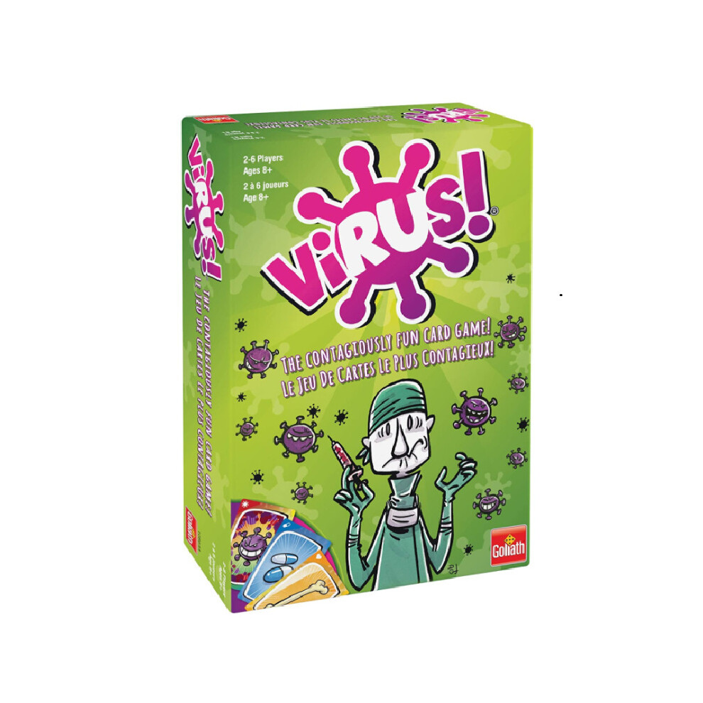 (Virus 1) Virus 1 2 Board English Card Game Interactive Strategy For Family Fun Party