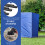 Outsunny Outsunny Camping Windbreak Portable Wind Blocker Privacy Wall, 4.5m x 1.5m 4