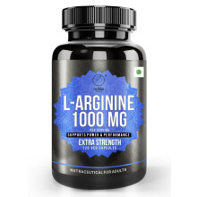 Noble Nature L-Arginine, Supports Power, Performance, Blood Flow and Vascular Function 120 Capsules