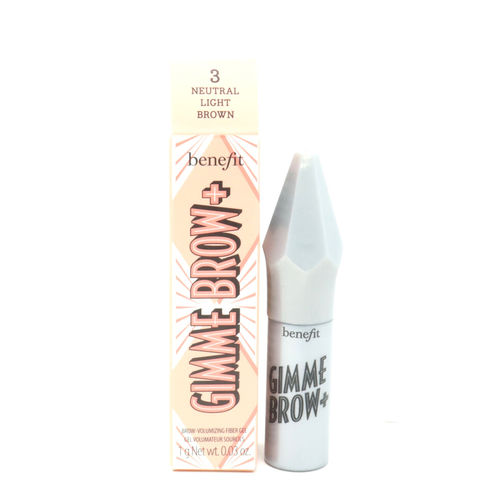 Benefit Gimme Brow+ Travel Size Volumizing Fiber Pencil 0.03oz  New With Box