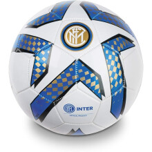 Official INTER MILAN Home Style Football - Size 5, 100% PVC Cover, Stitched, Official Emblem, High Quality Gift for Fans
