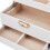Living And Home (White) Lockable Jewellery Storage Box with Drawer 7