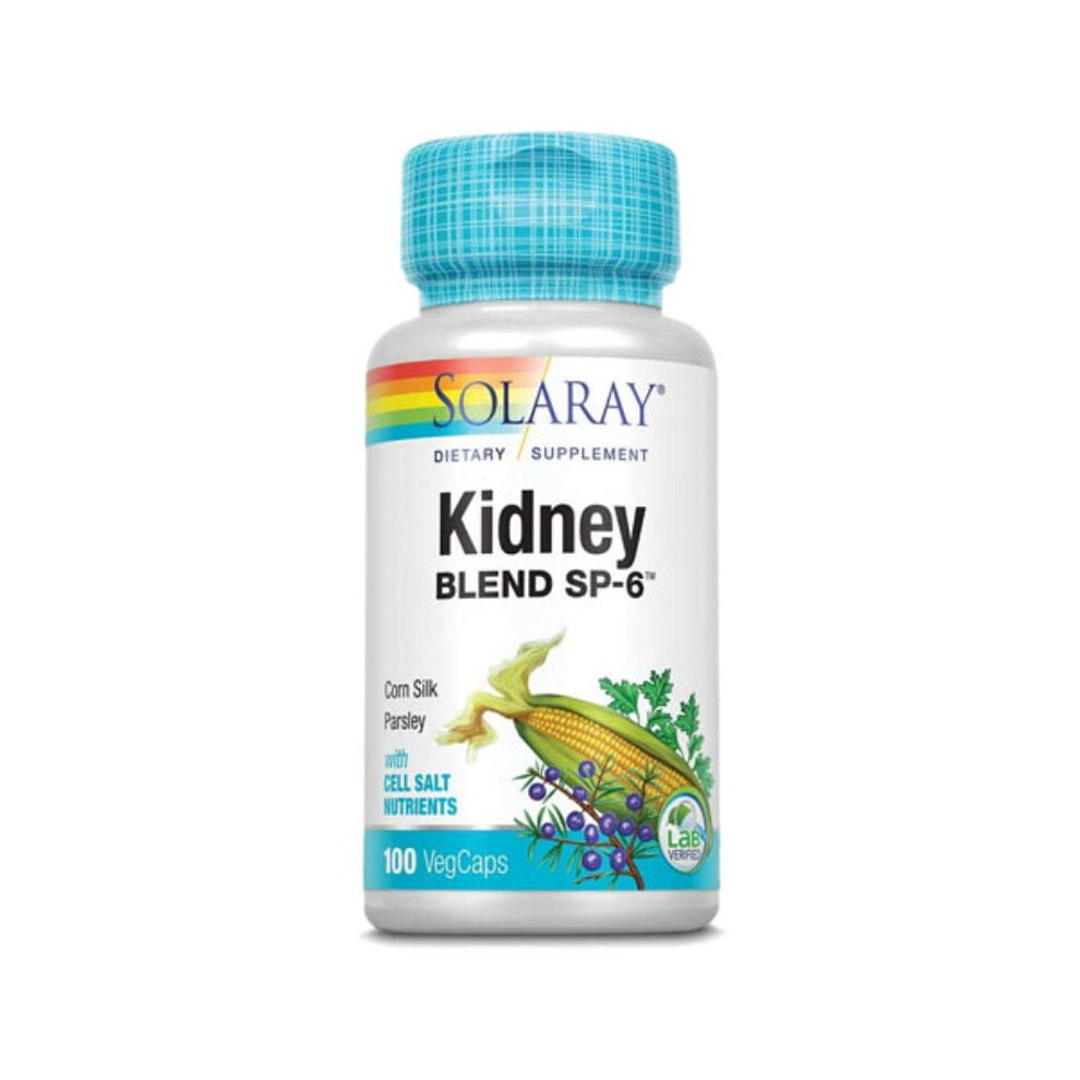 Solaray Kidney Blend 940mg - 100 Capsules | Supports Kidney Health, Urinary Tract Function & Natural Detox | Non-GMO