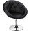 (Black) Dining Chairs Barstool Height Adjustable Tub Chair 1