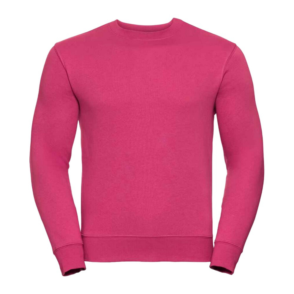 (XS, Fuchsia) Russell Mens Authentic Sweatshirt