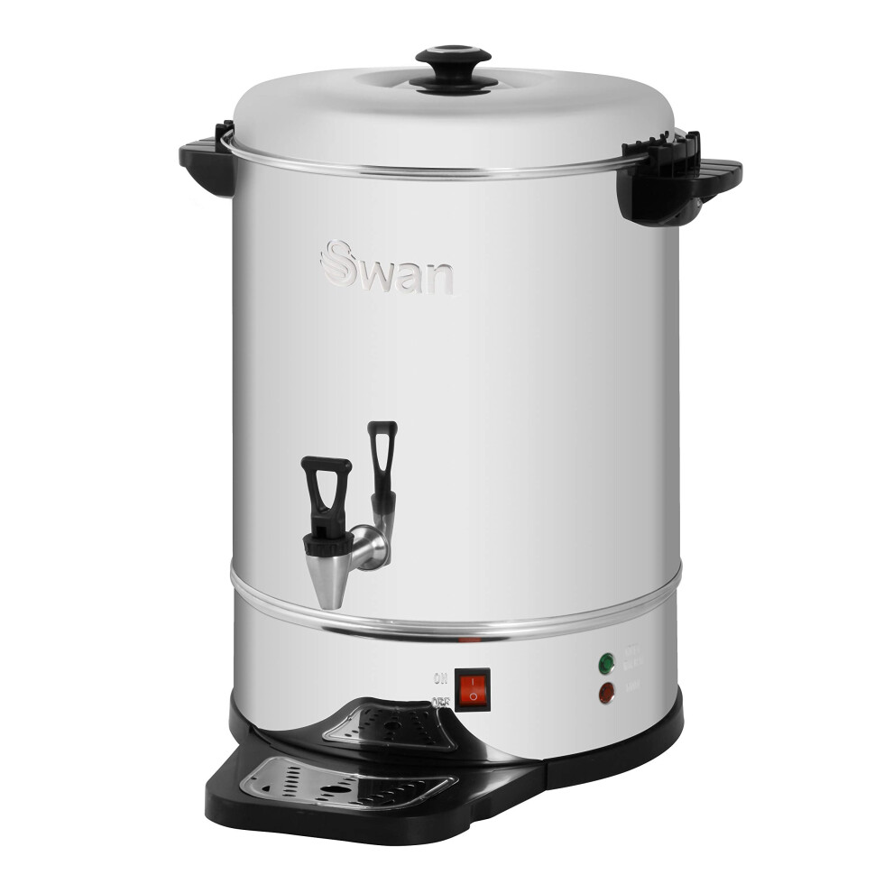 Swan SWU30LN Catering Urn with Automatic Temperature Control, Drip Tray, 30L, 2500W, Stainless Steel